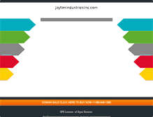 Tablet Screenshot of jaytanindustriesinc.com